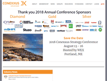 Tablet Screenshot of conexxus.org